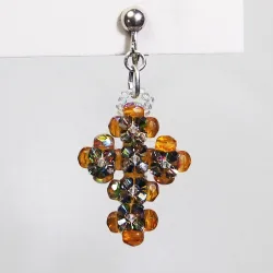Clips  - Silver 925 - Earrings Pualani - Clips  - Silver 925 - Argent 925